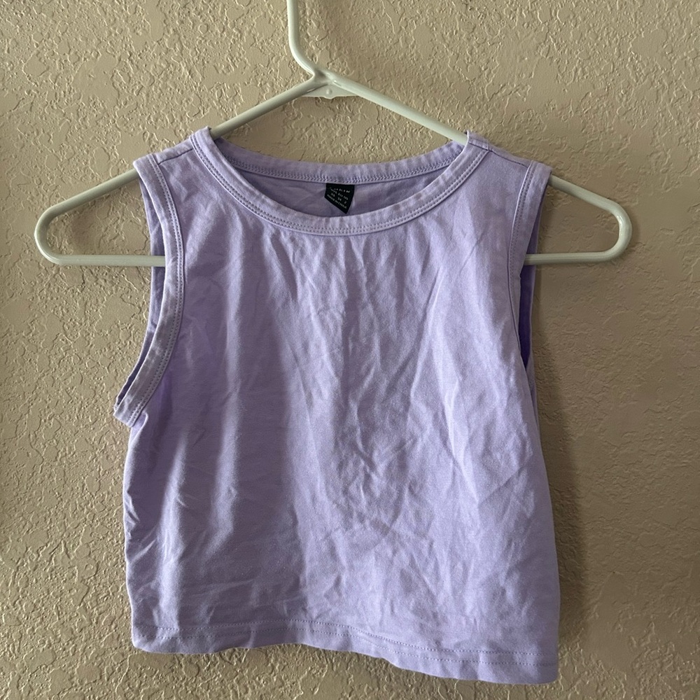 Lavender Sleeveless Women's Top